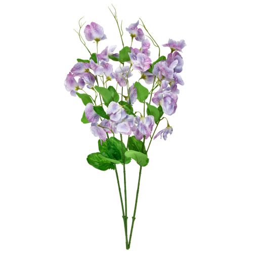 Floristik24 Umělé květiny vikev fialová Vicia zahradní květiny 61cm 3ks