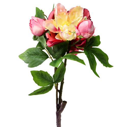 položky Pivoňky Hedvábné květiny Umělé květiny Růžová Růžová 68cm
