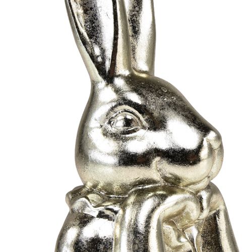 položky Ozdobný velikonoční zajíček zlatý keramický ozdobný poprsí zajíčka V23,5cm
