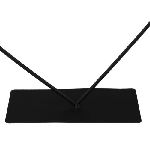 Floristik24 Srdíčko kovový kroužek smyčka ozdobný kroužek na stání W29,5cm