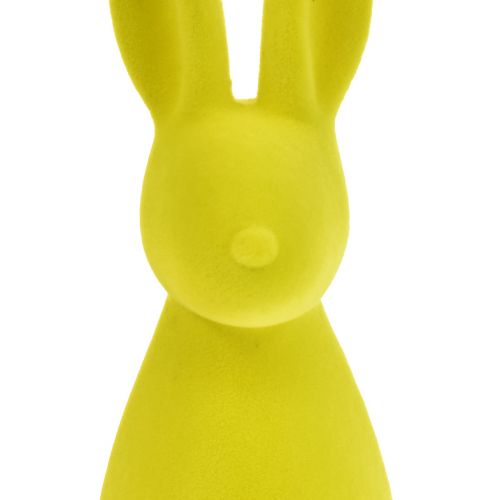 položky Dekorace velikonočního zajíčka žlutozelená – 2. volba – stojící flockovaný 15×15,5×47cm