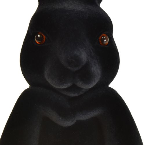 položky Thinking Rabbit Bust Black Flocked – 2. kvalita – Velikonoce 16,5×13×27cm