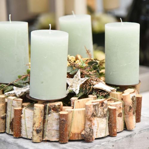 Floristik24 Adventní věnec březová dekorace věnec dřevo a větve Ø32cm V8cm