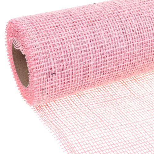 položky Běh na stůl jutová stuha jutová stuha na stůl světle růžová 30cm 5m
