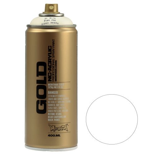 položky Barva ve spreji bílá barva ve spreji Montana Gold Shock White 400ml