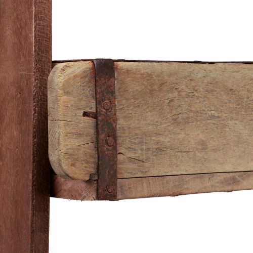 Floristik24 Dřevěný květináč ve tvaru cihly dřevěný box závěsný koš V60 cm