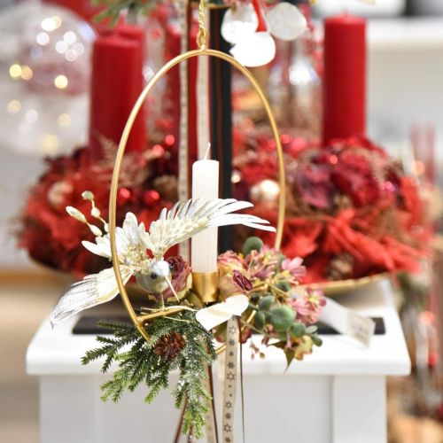 Kolibřík, vánoční ozdoby, dekorativní ptáček, vánoční ozdoby d20cm š20cm