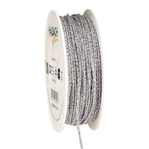 položky Stříbrná šňůrka 2mm 50m