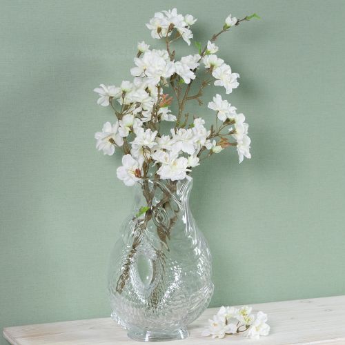 položky Skleněná váza v dekorativním tvaru ryby pro harmonický design místnosti, 24,5 cm