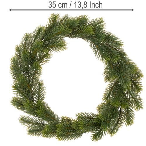 Umělý věnec z jedle zelené barvy na dekoraci dveří, 35 cm | Floristik24.cz