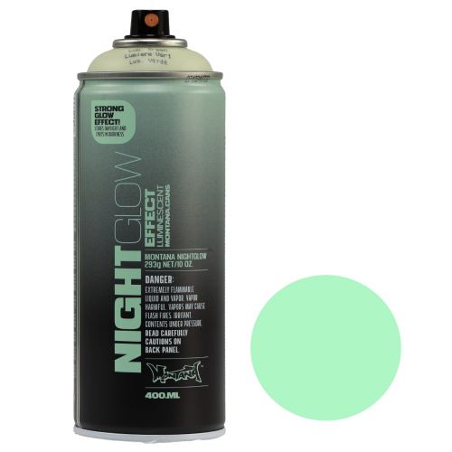 položky Fluorescenční sprej na barvu Nightglow Green 400ml