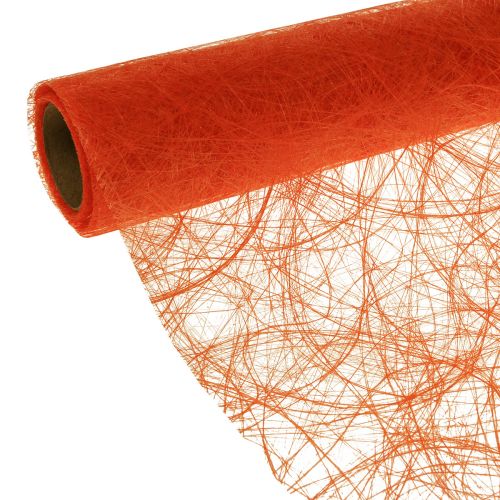 Deco fleece běhoun na stůl Sizoweb oranžový 30cm 5m