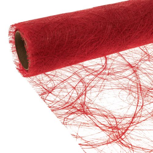 položky Deco fleece běhoun na stůl Sizoweb červený 30cm 5m