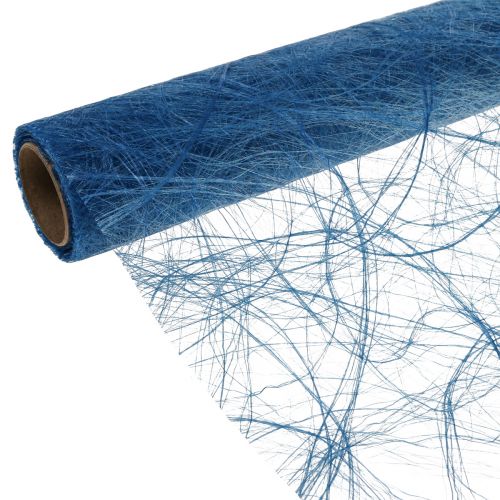 položky Deco fleece běhoun na stůl Sizoweb modrý 30cm 5m