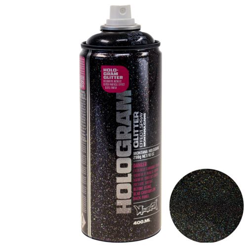 položky Hologram Glitter Spray Glitter sprej aerosol hedvábně matný 400ml
