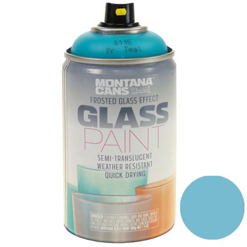 Floristik24 Barva na sklo ve spreji barva ve spreji barva ve spreji tyrkysová matná 250ml