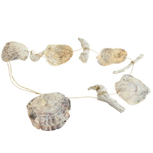 položky Capiz Garland Mother of Pearl Shell Garland Driftwood L106cm