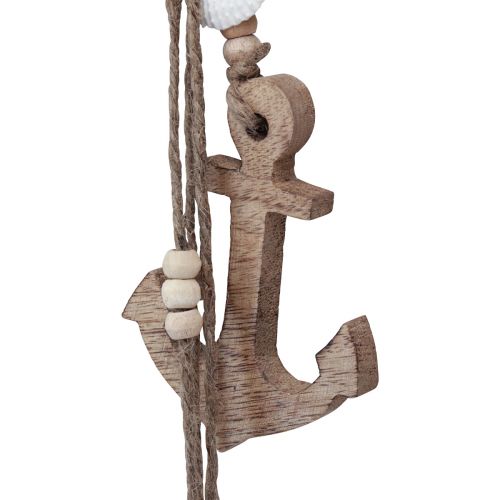 položky Dekorativní věšák mořské dřevo kotva mořský koník ryba 60cm