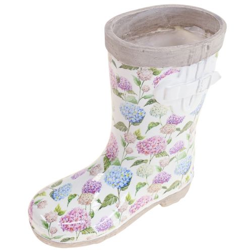Floristik24 Gumové holínky květináč květináč keramický vzhled V17,5cm
