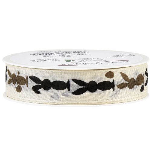 položky Dárková stuha Velikonoční stuha s drátem 25mm 18m
