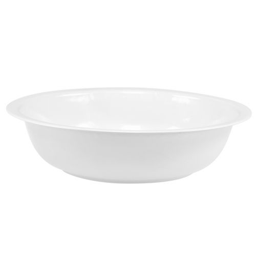 položky Kovová mísa mísa bílý smaltovaný vzhled Ø29cm V7,5cm