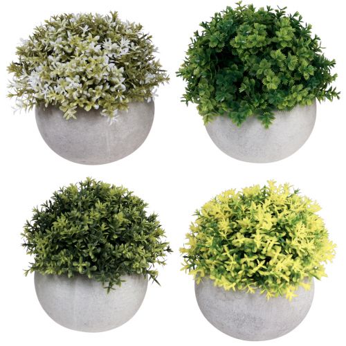 Umělé rostliny Umělý buxus 12,5cm×Ø12cm 4ks