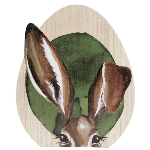 položky Velikonoční dekorace dřevěný zajíček dekorace přírodní barva 33cm×45cm