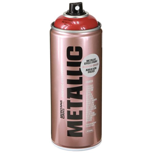 Floristik24 Akrylový sprej metalicky červený efekt Montana Cans 400ml