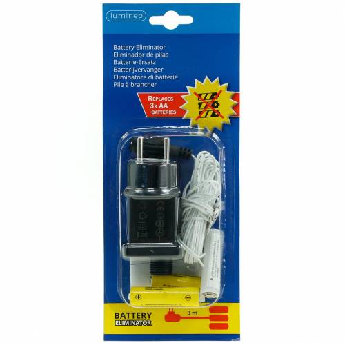 Bateriový adaptér bílý 3m 4,5V 3 x AA
