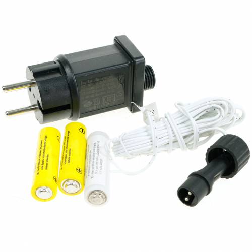 položky Bateriový adaptér bílý 3m 4,5V 3 x AA