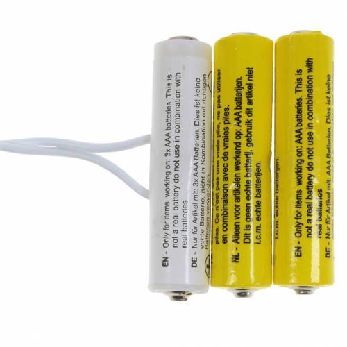 položky Bateriový adaptér bílý 3m 4,5V 3 x AAA