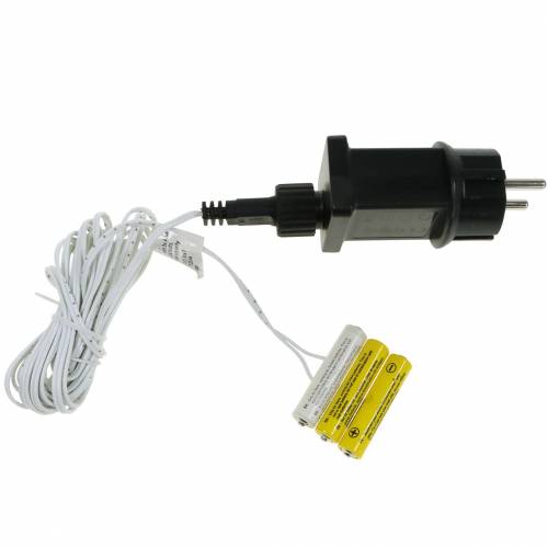 položky Bateriový adaptér bílý 3m 4,5V 3 x AAA