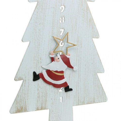 Floristik24 Deco adventní kalendář čísla jedle kov V50,5cm