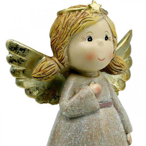 Floristik24 Adventní dekorace, anděl strážný, vánoční anděl, postava anděla V24cm
