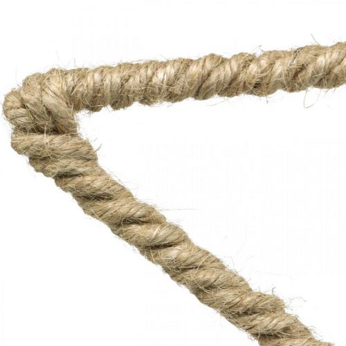 položky Adventní dekorace, vánoční dekorace hvězda, dekorativní hvězda juta š20cm 5 ks