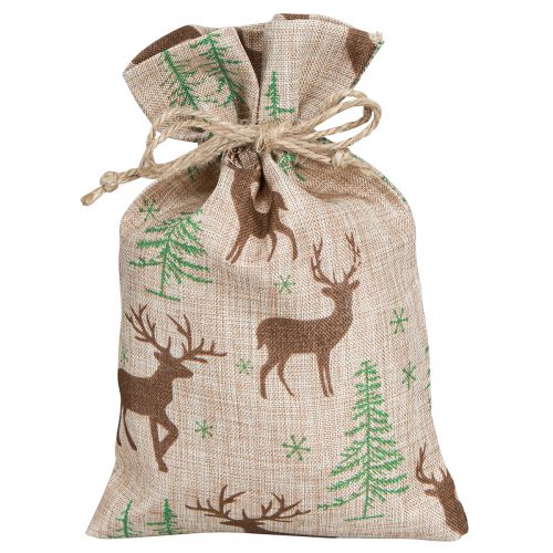 položky Adventní kalendářové sáčky jelení hnědé 12,5×20cm 24 ks