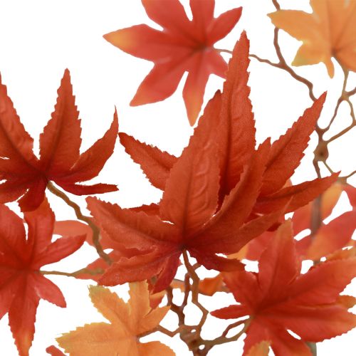 Floristik24 Japonský javor umělý, Japonský javor oranžově červený 60cm