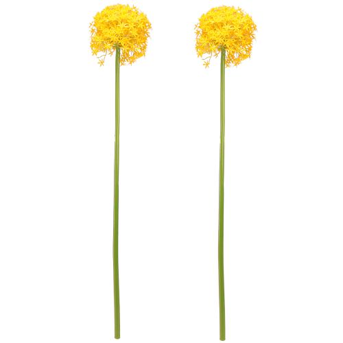 položky Allium žlutý květ umělá cibule 80cm Ø14,5cm 2ks
