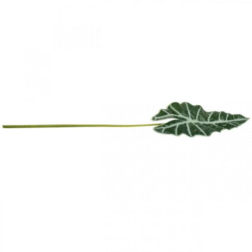 položky Umělý list šípu umělá rostlina alocasia deco zelená 74cm