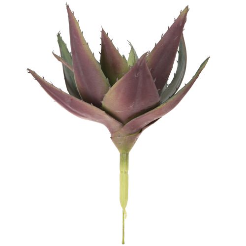 položky Aloe Vera umělá rostlina Fialová umělé sukulenty Ø18cm