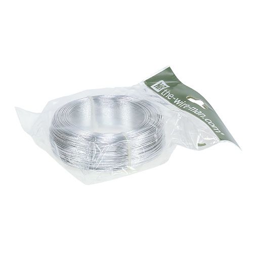 Floristik24 Hliníkový drát 1mm 500g stříbrný
