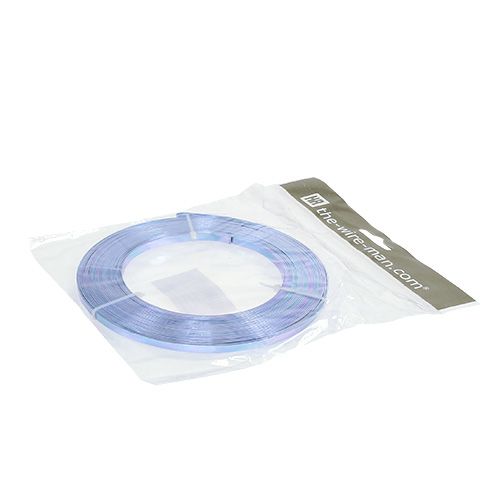 Floristik24 Hliníkový plochý drát lila 5mm 10m