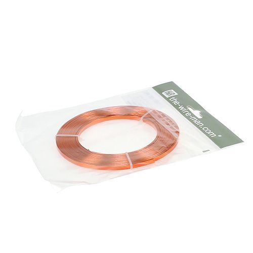 položky Hliníkový plochý drát Oranžový 5mm 10m