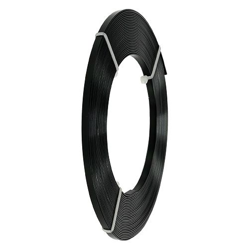 Hliníkový plochý drát černý 5mm 10m