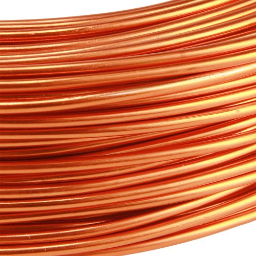 položky Hliníkový drát oranžový Ø2mm, řemeslný drát hliníkový 500g 60m