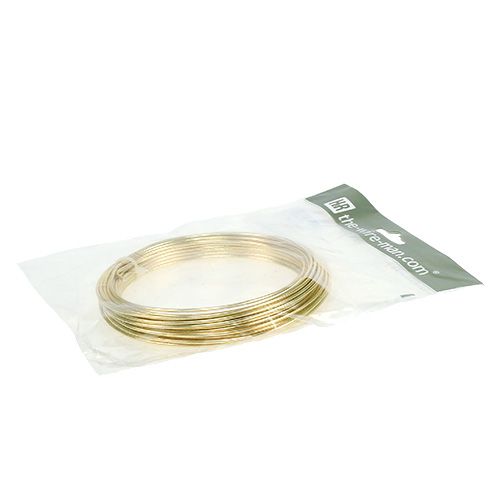 položky Hliníkový drát 2mm 100g zlatý