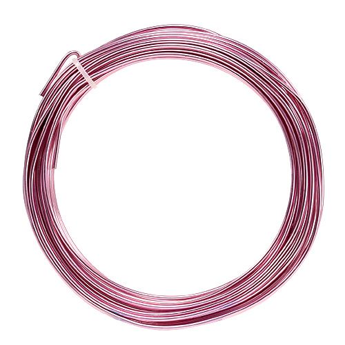 položky Hliníkový drát 2mm 100g růžový