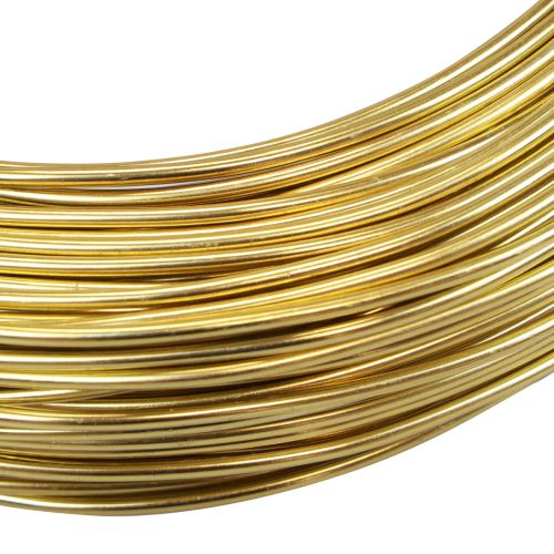 položky Hliníkový drát Ø2mm 500g 60m zlatý