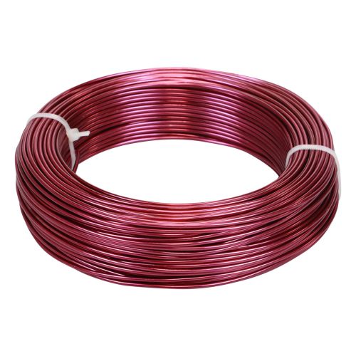 položky Hliníkový drát Ø2mm 500g 60m růžový