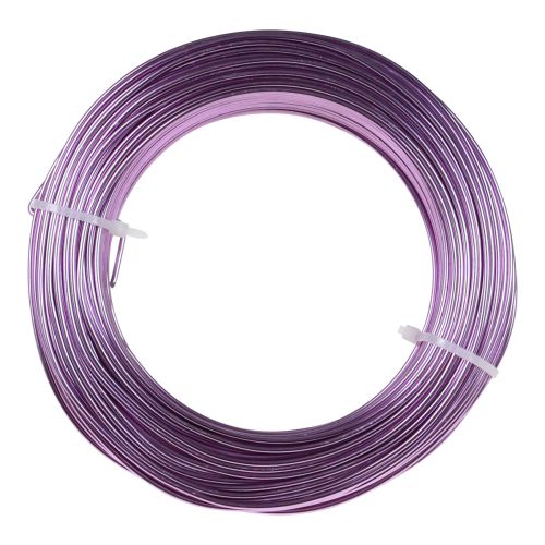 položky Hliníkový drát fialový Ø2mm bižuterní drát levandulový kulatý 500g 60m